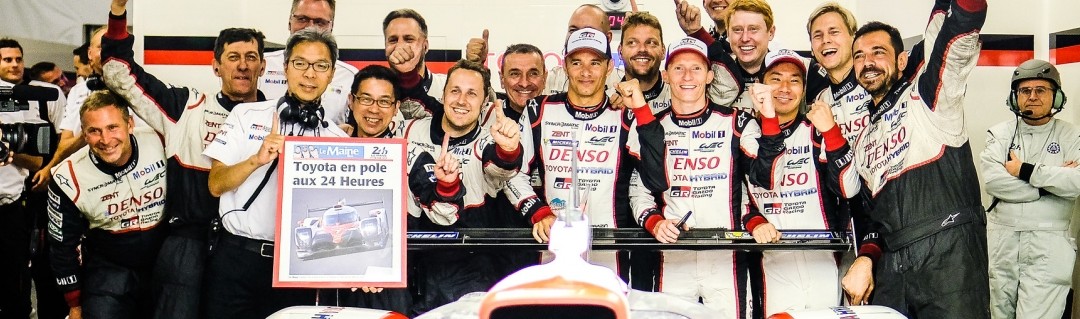 Toyota secure front row for 24 Hours of Le Mans