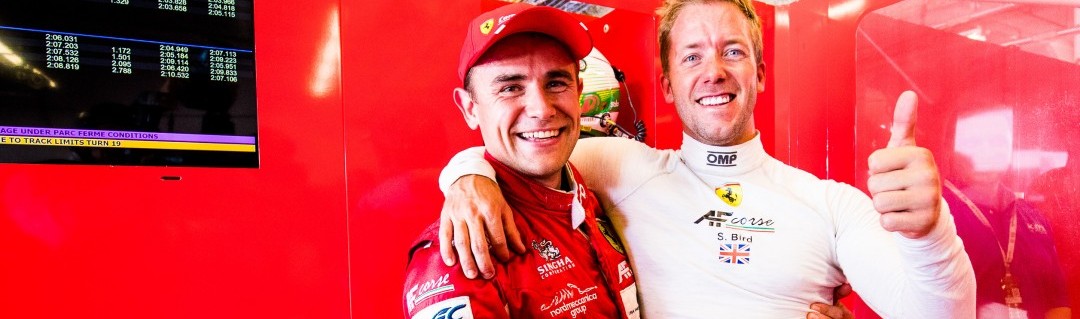 Ferrari takes pole in a hot GT battle