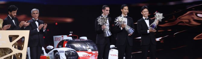 Les champions WEC 2023 couronnés lors de la cérémonie de remise des prix de la FIA à Bakou