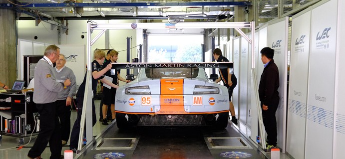 VIDEO: Aston Martin Racing Go Through Technical Scrutineering in Shanghai