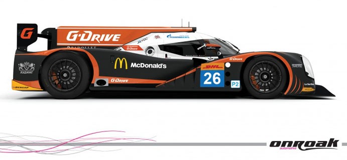 A Ligier JS P2-Nissan for G-Drive Racing