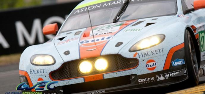 Third step of the Le Mans podium for Aston Martin Racing