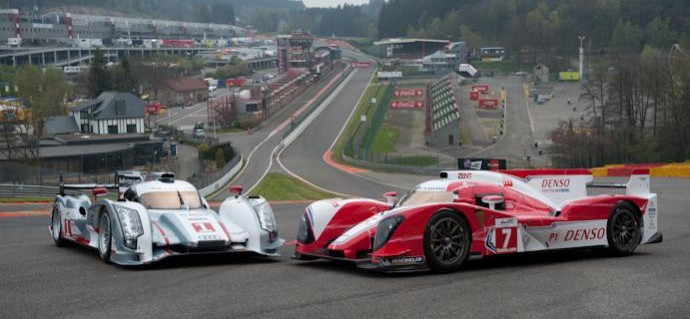 Toyota TS030 Photographed at Spa