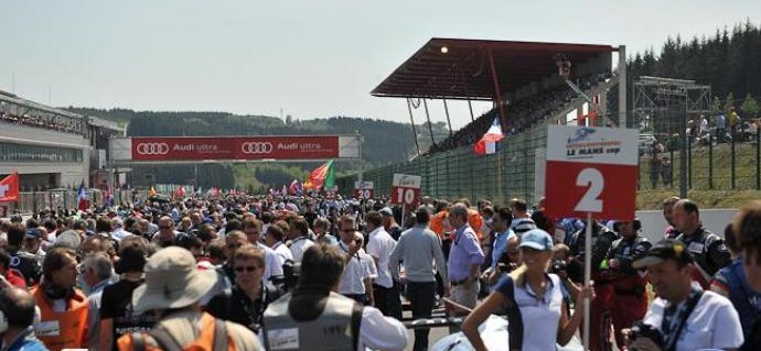 Programme for the week of the Spa-Francorchamps 6 hours