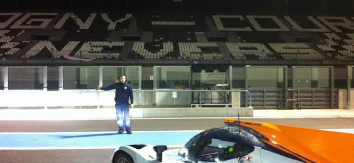 Testing at Magny-Cours for Gulf Racing Middle East