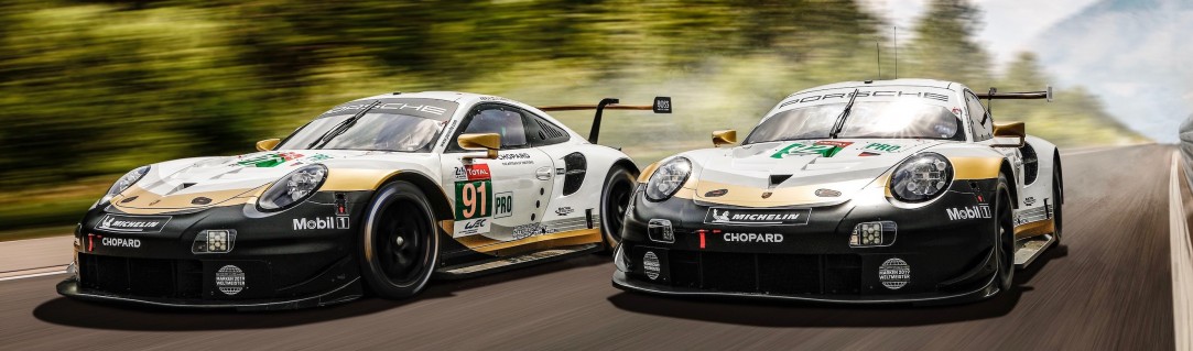 Porsche reveals special Le Mans gold livery design