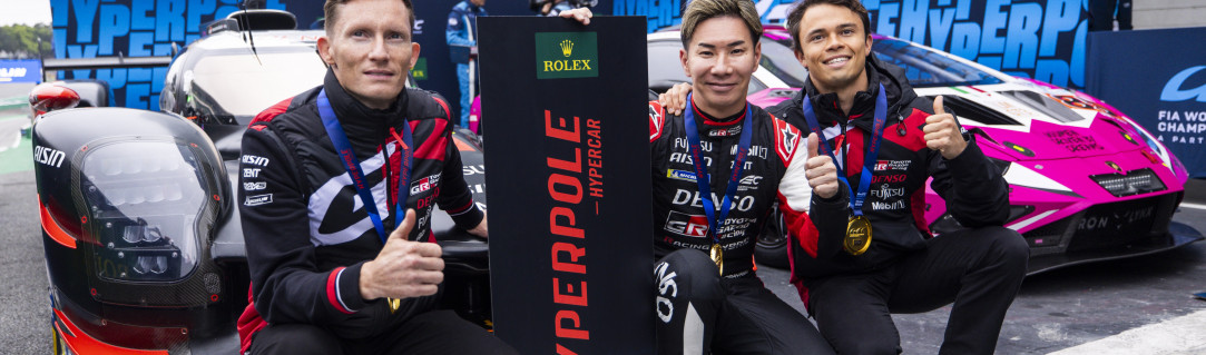 Kobayashi claims Hyperpole for Toyota while Iron Dames takes LMGT3 class pole